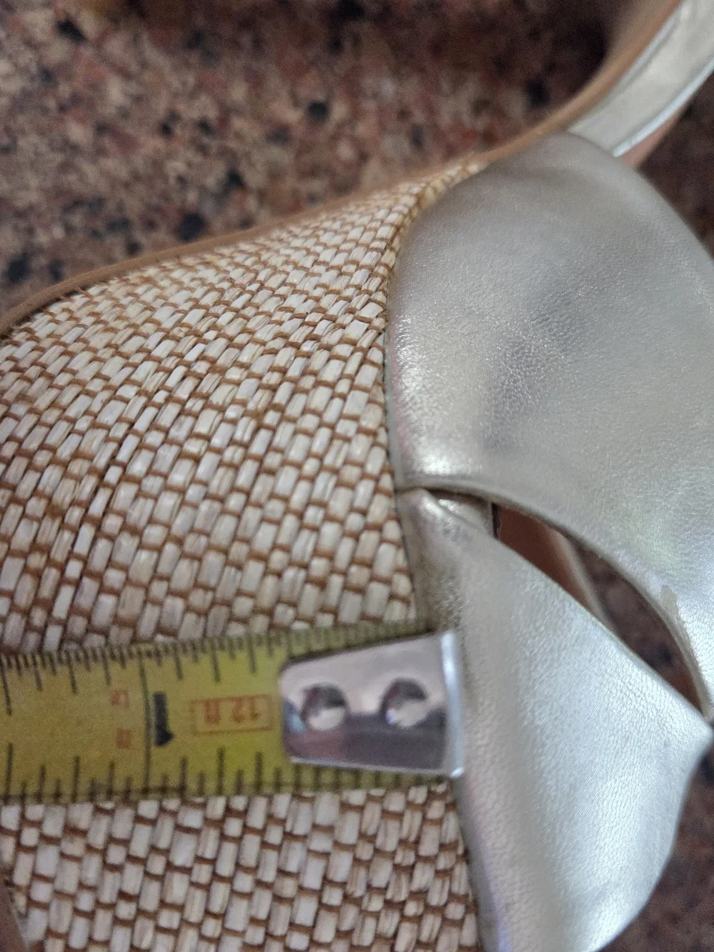 Metallic Gold Platform Ankle-Strap Heels